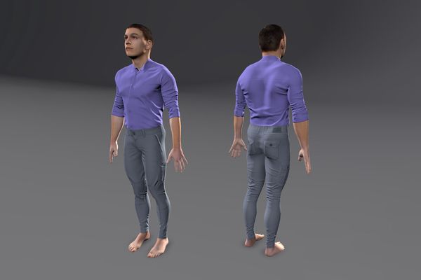 Meshcapade Male Unconventional Mix Texture Pack II number 3