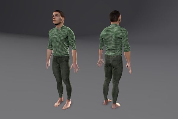 Meshcapade Male Casual Texture Pack II number 23