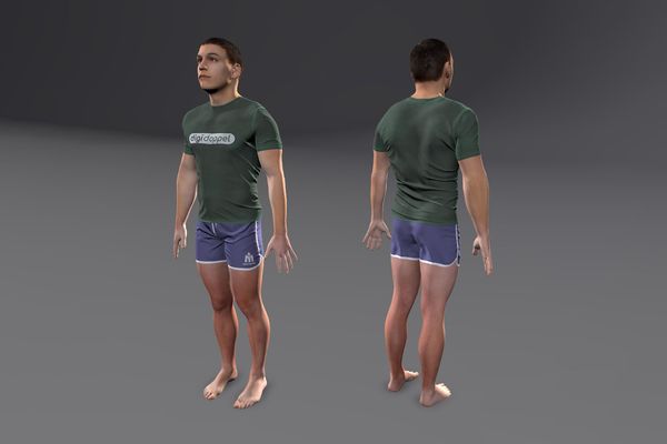 Meshcapade Male Sports Texture Pack I number 17