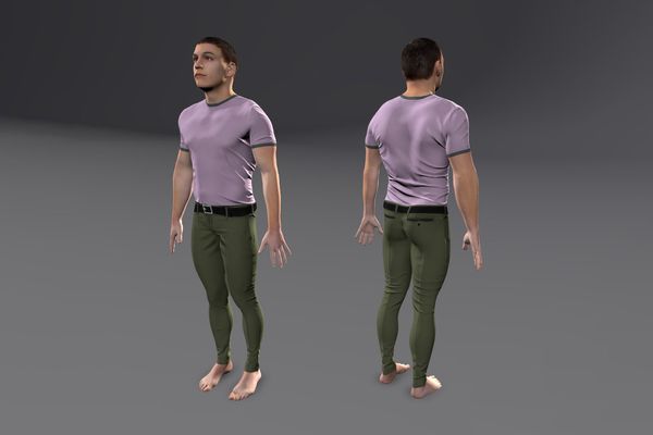 Meshcapade Male Casual Texture Pack III number 1