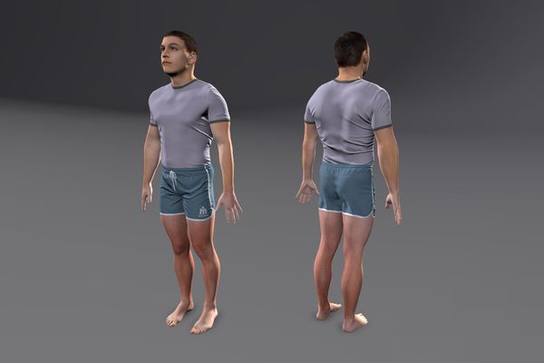 Meshcapade Male Sports Texture Pack I number 18