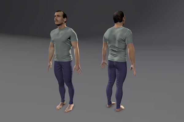Meshcapade Male Casual Texture Pack III number 4