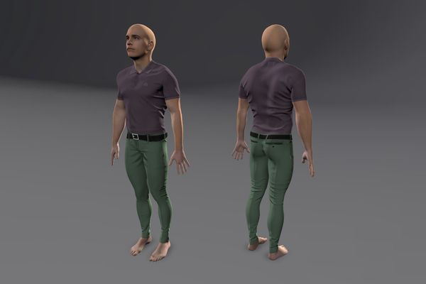 Meshcapade Male Smart Casual Texture Pack I number 16