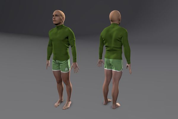 Meshcapade Male Sports Texture Pack I number 21