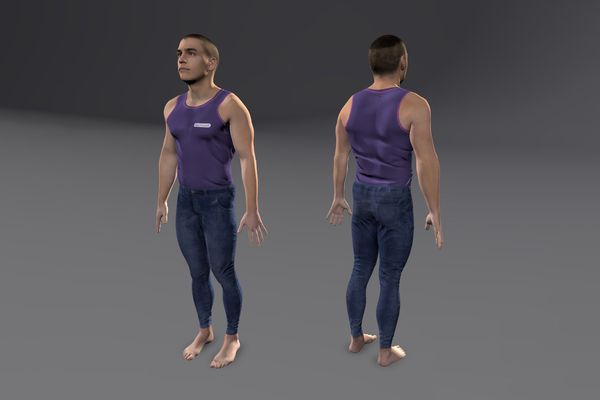 Meshcapade Male Casual Texture Pack III number 11