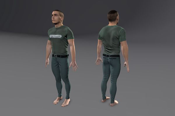 Meshcapade Male Casual Texture Pack III number 12