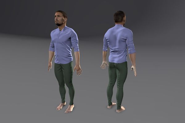 Meshcapade Male Smart Casual Texture Pack I number 21