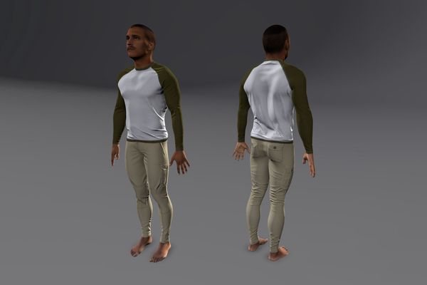 Meshcapade Male Casual Texture Pack IV number 0