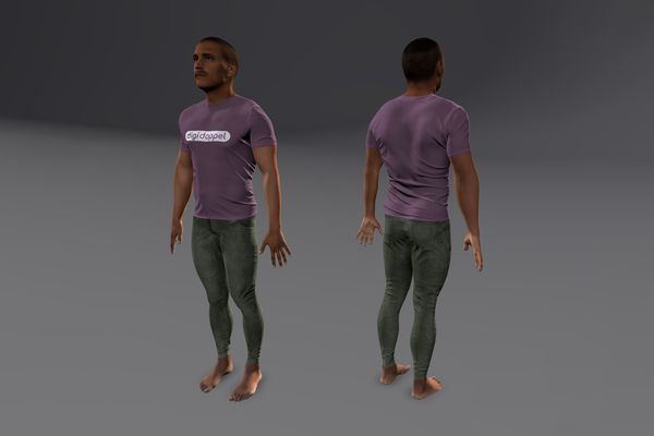 Meshcapade Male Casual Texture Pack IV number 3