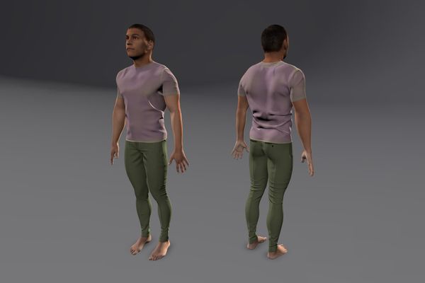 Meshcapade Male Casual Texture Pack IV number 7
