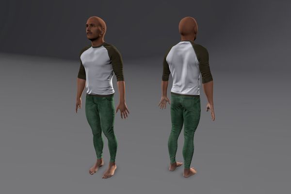Meshcapade Male Casual Texture Pack IV number 8