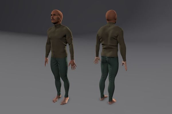 Meshcapade Male Smart Casual Texture Pack II number 6