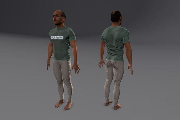 Meshcapade Male Casual Texture Pack IV number 13