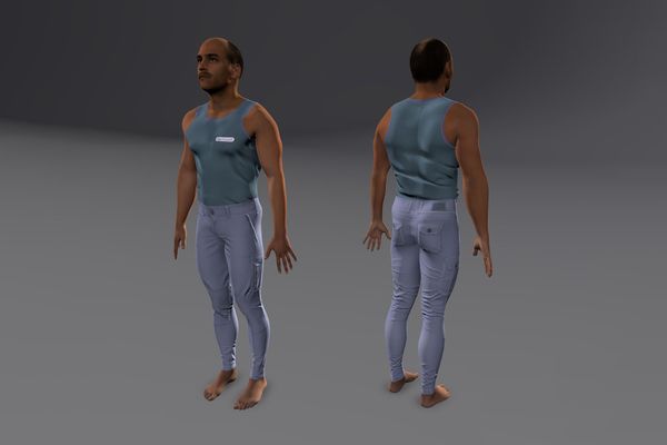 Meshcapade Male Casual Texture Pack IV number 15