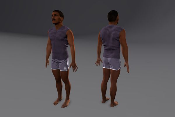 Meshcapade Male Unconventional Mix Texture Pack III number 6