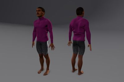 Male Indian with Tights & Sweater