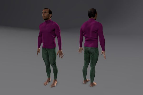 Meshcapade Male Casual Texture Pack IV number 21