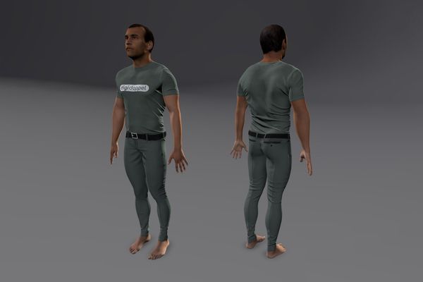 Meshcapade Male Casual Texture Pack IV number 22
