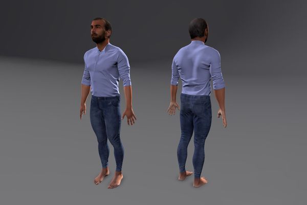 Meshcapade Male Casual Texture Pack IV number 23