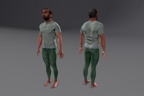 Meshcapade Male Casual Texture Pack V number 0