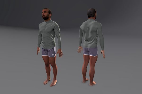 Meshcapade Male Unconventional Mix Texture Pack III number 13