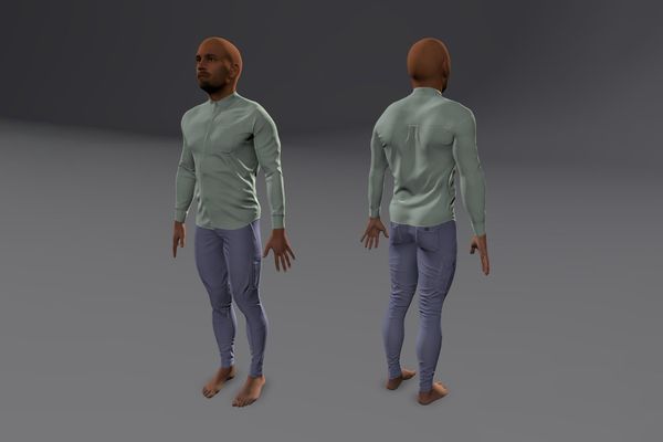 Meshcapade Male Casual Texture Pack V number 10