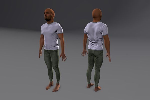 Meshcapade Male Casual Texture Pack V number 11