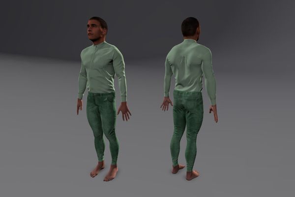 Meshcapade Male Casual Texture Pack V number 13