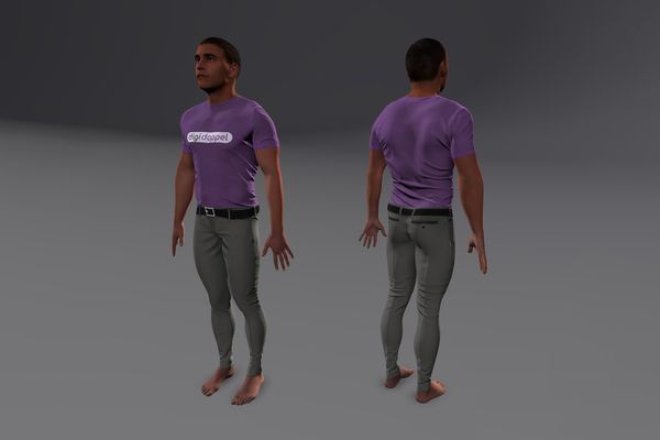 Meshcapade Male Casual Texture Pack V number 16