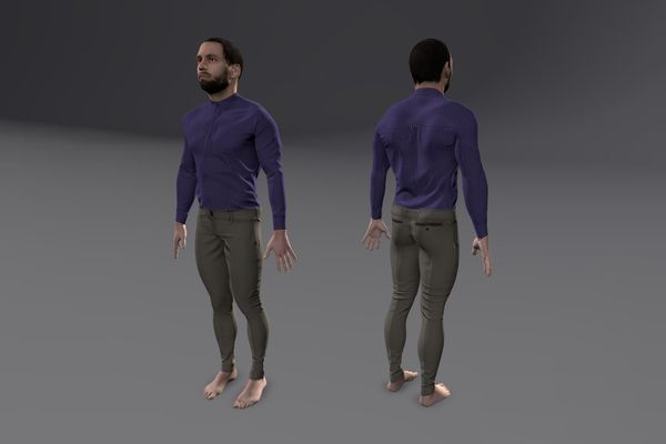 Meshcapade Male Smart Casual Texture Pack II number 12