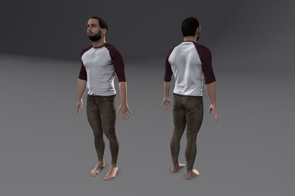 Meshcapade Male Casual Texture Pack V number 17