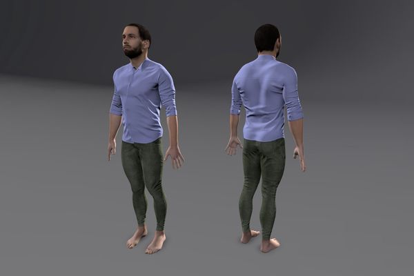 Meshcapade Male Casual Texture Pack V number 18