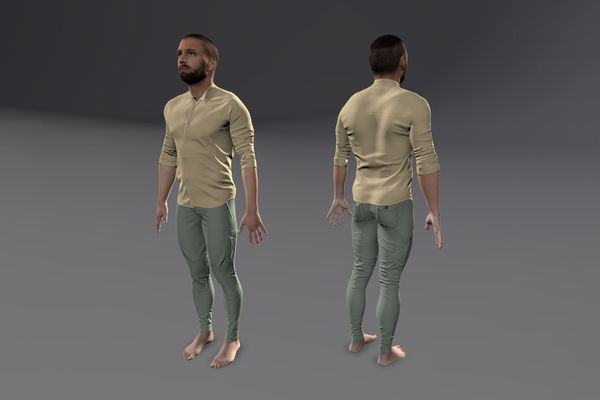 Meshcapade Male Casual Texture Pack V number 21