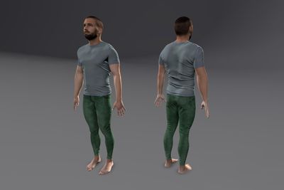 Male Middle Eastern with Jeans & T-Shirt