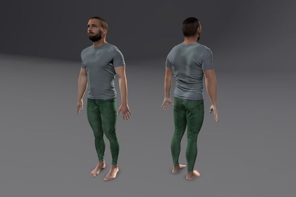 Meshcapade Male Casual Texture Pack V number 22