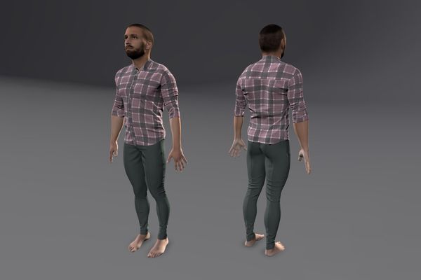 Meshcapade Male Casual Texture Pack VI number 0
