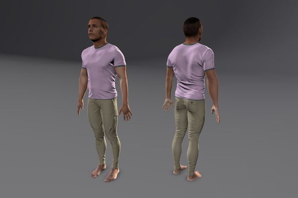 Meshcapade Male Casual Texture Pack VI number 1