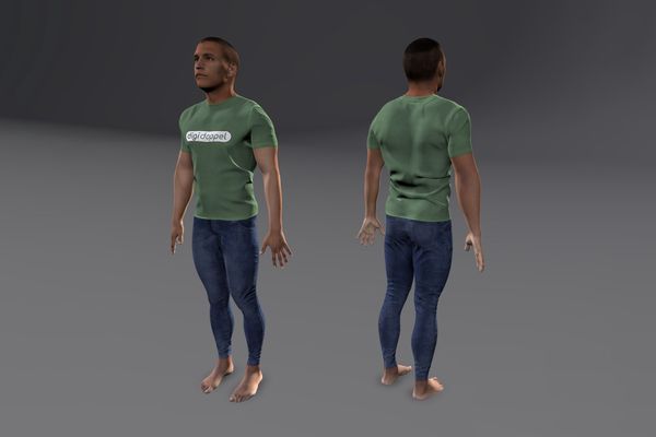 Meshcapade Male Casual Texture Pack VI number 2
