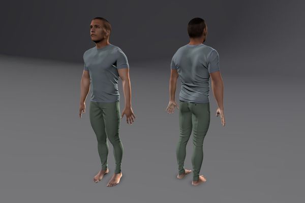 Meshcapade Male Casual Texture Pack VI number 3