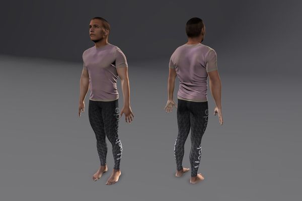 Meshcapade Male Sports Texture Pack III number 1