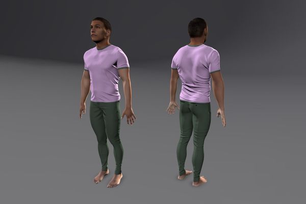 Meshcapade Male Casual Texture Pack VI number 6