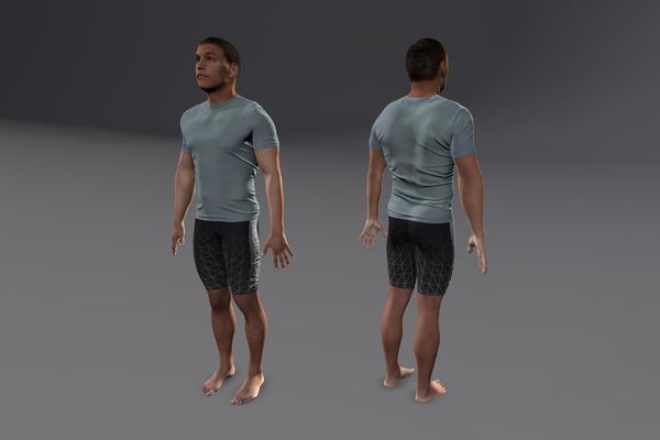 Meshcapade Male Sports Texture Pack III number 2