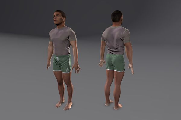 Meshcapade Male Sports Texture Pack III number 3