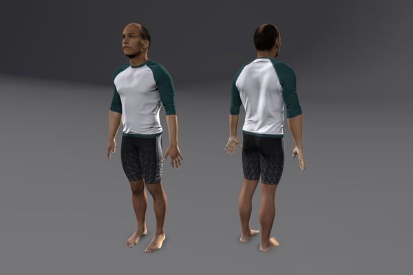 Meshcapade Male Sports Texture Pack III number 4