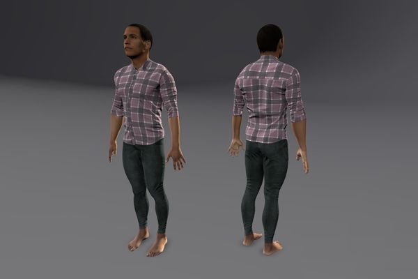 Meshcapade Male Casual Texture Pack VI number 7