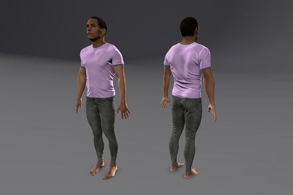 Meshcapade Male Casual Texture Pack VI number 8