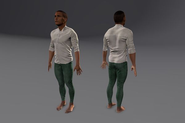 Meshcapade Male Casual Texture Pack VI number 9