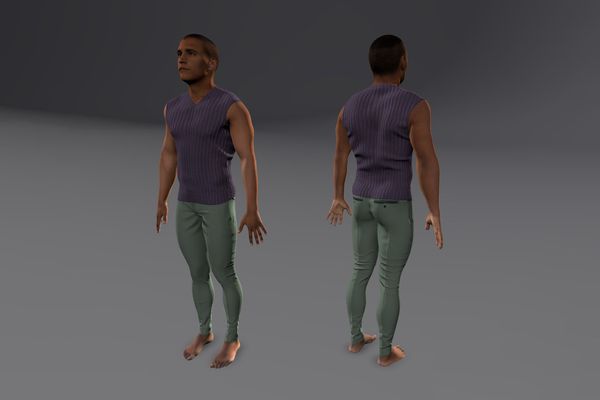 Meshcapade Male Unconventional Mix Texture Pack IV number 10