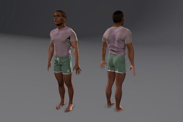 Meshcapade Male Sports Texture Pack III number 8