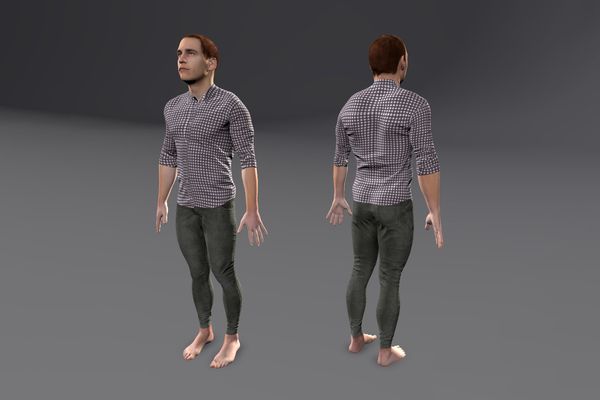 Meshcapade Male Casual Texture Pack VI number 11